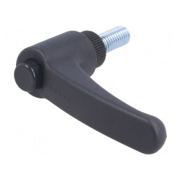 Manetă Franceză Neagră 20mm x 63mm | Electronic-mag.ro | Componente Electronice