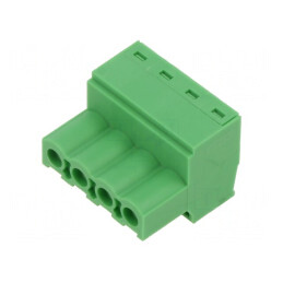 Regletă de conexiuni deconectabilă 5mm verde | Electronic-mag.ro | Componente Electronice