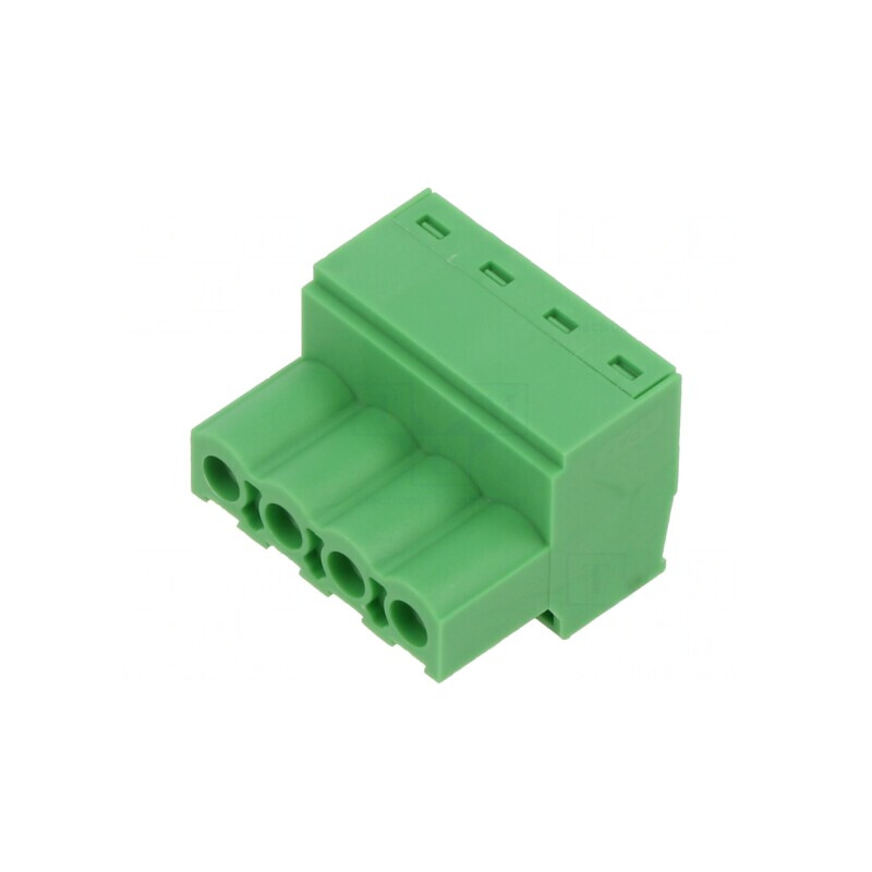 Regletă de conexiuni deconectabilă 5mm verde | Electronic-mag.ro | Componente Electronice