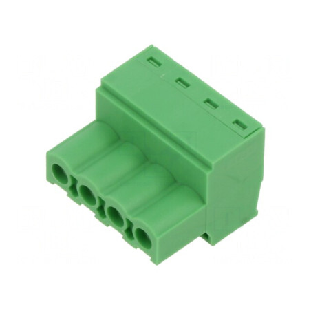 Regletă de conexiuni deconectabilă 5mm verde | Electronic-mag.ro | Componente Electronice