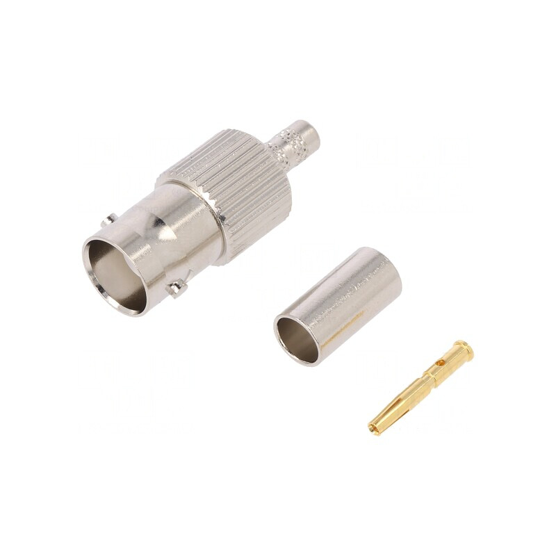 Mufă BNC Mamă 50Ω Crimpată POM Aurit | Electronic-mag.ro | Componente Electronice Mufă BNC Mamă 50Ω Crimpată POM Aurit | Electronic-mag.ro | Componente Electronice