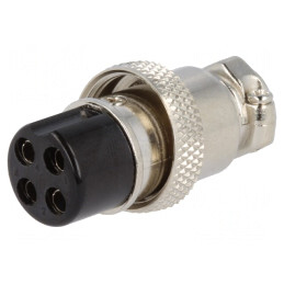 Mufă Microfon Mamă 4 Pin 6mm | Electronic-mag.ro | Componente Electronice