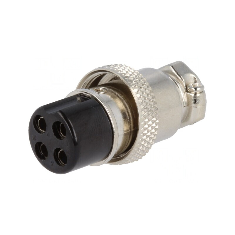 Mufă Microfon Mamă 4 Pin 6mm | Electronic-mag.ro | Componente Electronice