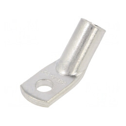 Vârf inelar tubular M8 crimpat 45° 50mm2 | Electronic-mag.ro | Componente Electronice