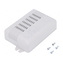 Carcasă ventilată ABS universală gri 80x114x32 mm | Electronic-mag.ro | Componente Electronice