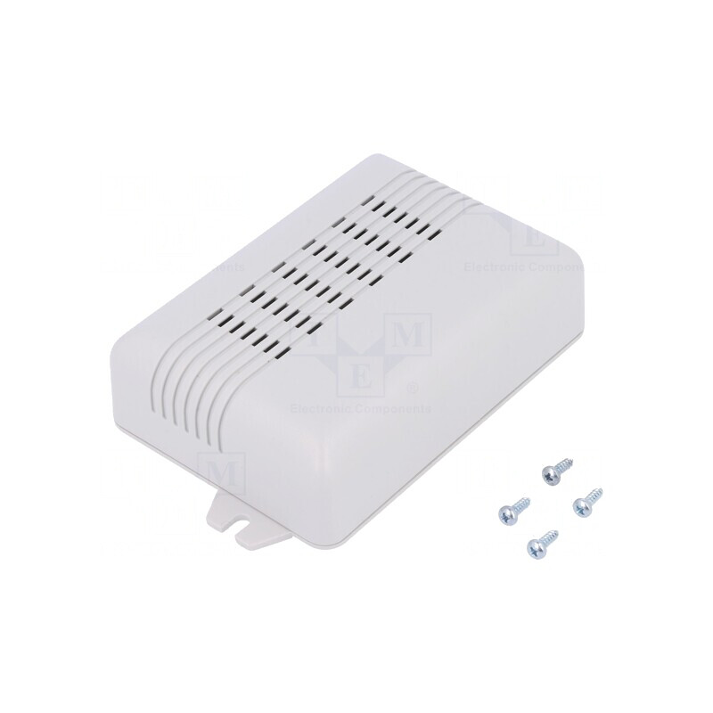 Carcasă ventilată ABS universală gri 80x114x32 mm | Electronic-mag.ro | Componente Electronice