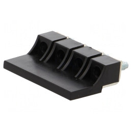 Punte Șuruburi Piste Neagră 4 poziții | Electronic-mag.ro | Componente Electronice