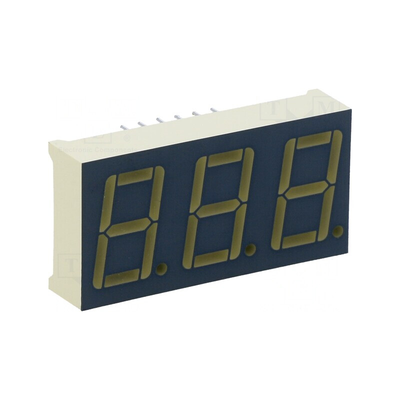 Afișaj LED 7 Segmente 14,2mm 3 Digiți Roșu | Electronic-mag.ro | Componente Electronice Afișaj LED 7 Segmente 14,2mm 3 Digiți Roșu | Electronic-mag.ro | Componente Electronice