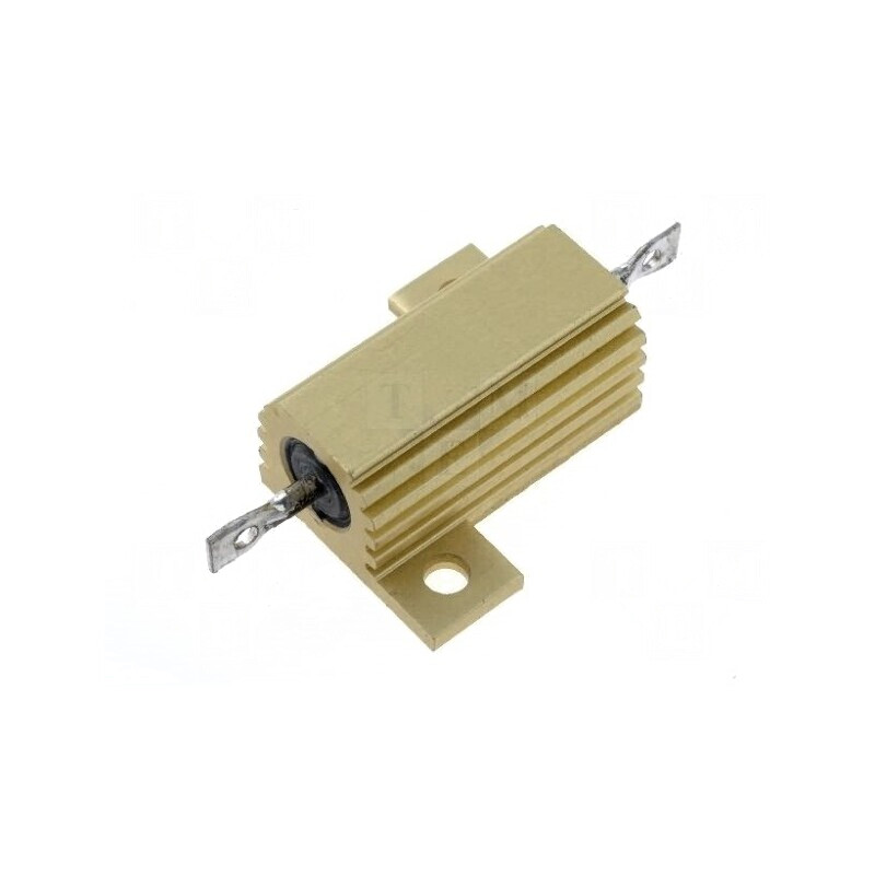 Rezistor Bobinat cu Radiator 100Ω 25W ±5% | Electronic-mag.ro | Componente Electronice