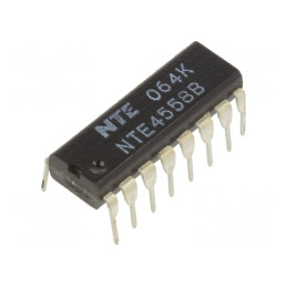 Decodor BCD Digital cu 7 Segmente CMOS THT | Electronic-mag.ro | Componente Electronice