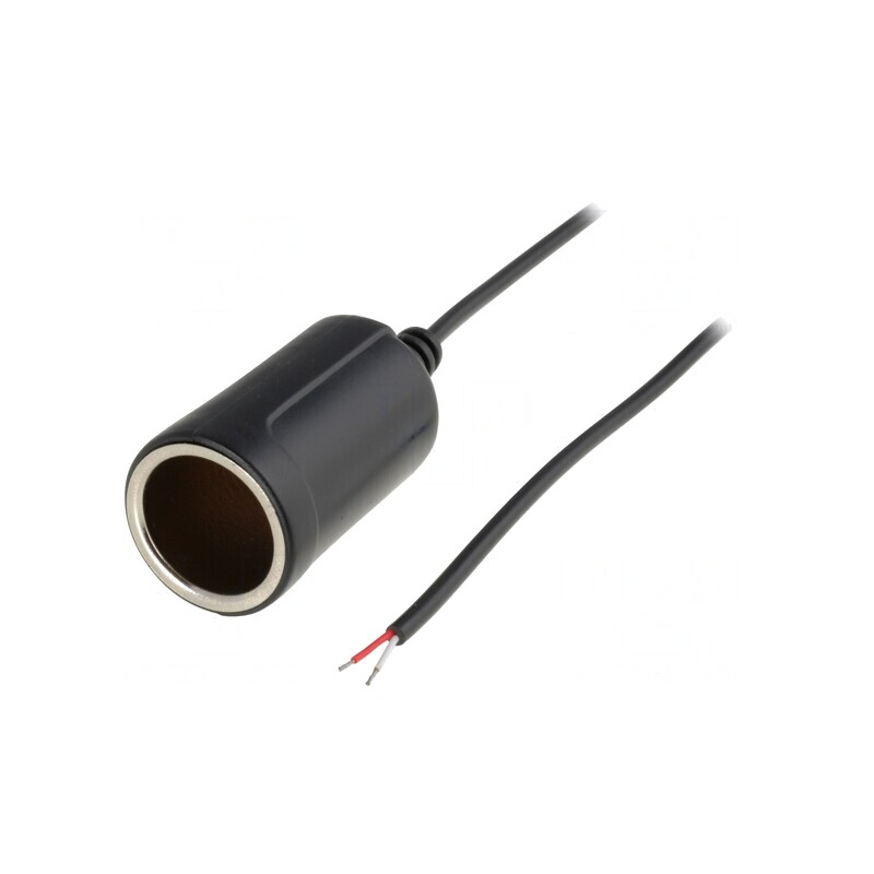 Soclu brichetă cablu 2m 5A negru | Electronic-mag.ro | Componente Electronice