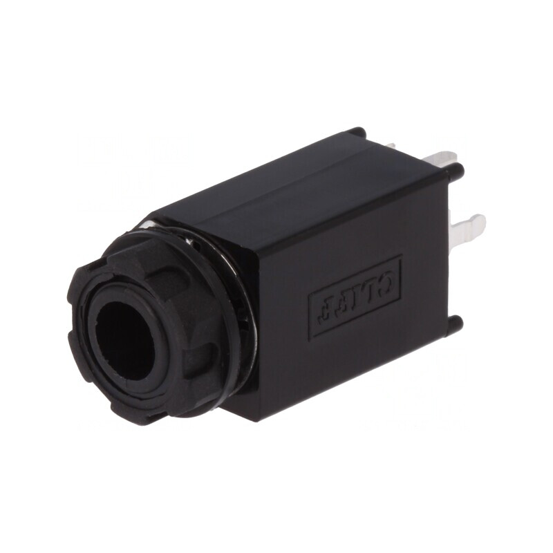 Soclu Jack 6,3mm Mamă pentru Panou THT | Electronic-mag.ro | Componente Electronice