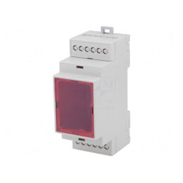 Carcasă pentru șină DIN ABS gri 90.2mm x 36.3mm x 57.5mm | Electronic-mag.ro | Componente Electronice
