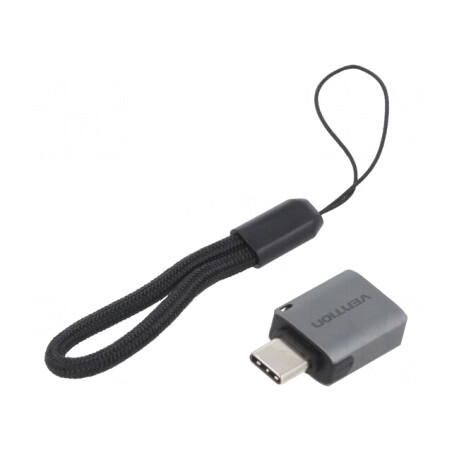Adaptor USB 3.0 A la C Gri | Electronic-mag.ro | Componente Electronice
