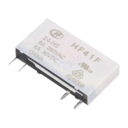 Releu Electromagnetic SPST-NO 24VDC 6A | Electronic-mag.ro | Componente Electronice