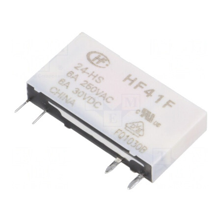 Releu Electromagnetic SPST-NO 24VDC 6A | Electronic-mag.ro | Componente Electronice