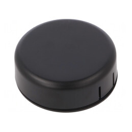 Carcasă alarmă ABS neagră 60mm | Electronic-mag.ro | Componente Electronice