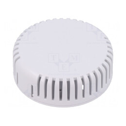 Carcasă pentru alarmă ABS albă ventilată 20,3mm Serie 1551V | Electronic-mag.ro | Componente Electronice