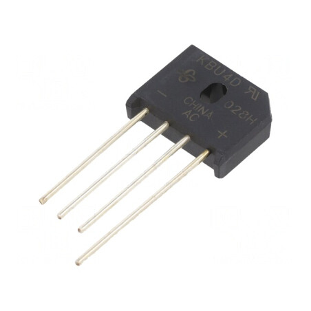 Punte Redresoare Monofazată 200V 4A | Electronic-mag.ro | Componente Electronice