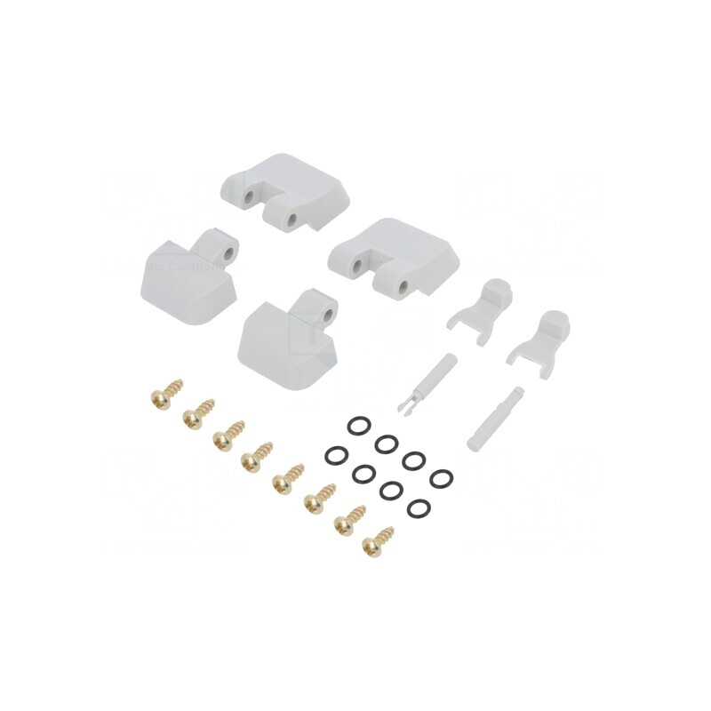 Set Balamale ABS Gri Deschis pentru Carcase | Electronic-mag.ro | Componente Electronice