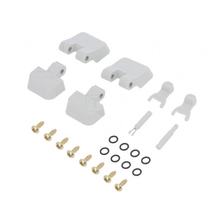 Set Balamale ABS Gri Deschis pentru Carcase | Electronic-mag.ro | Componente Electronice