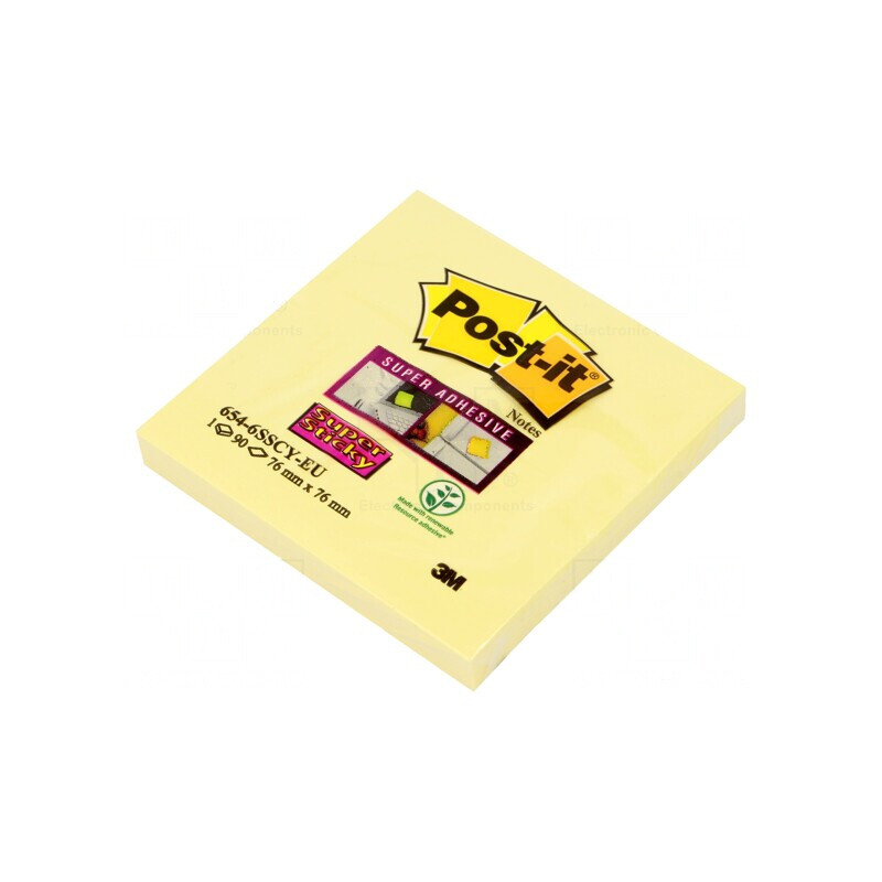 Post-it Adeziv Galben 76x76mm | Electronic-mag.ro | Componente Electronice
