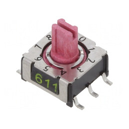 Întrerupător codificare DEC/BCD SMD 10 poziții | Electronic-mag.ro | Componente Electronice