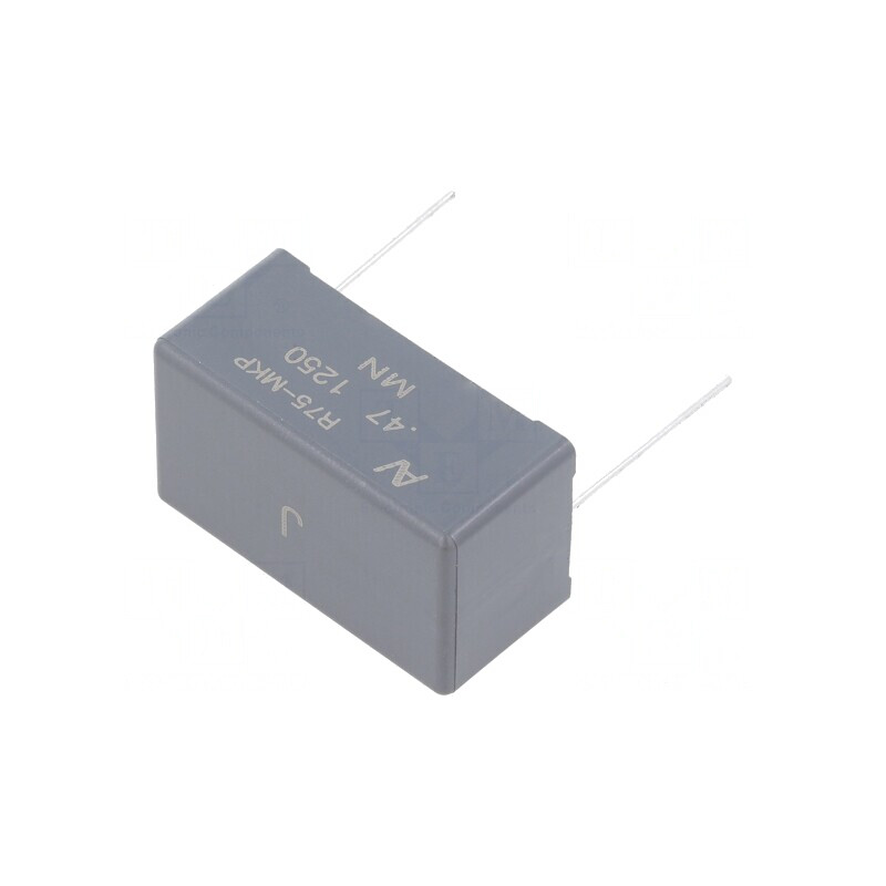 Condensator cu Polipropilenă 0,47uF THT ±5% | Electronic-mag.ro | Componente Electronice