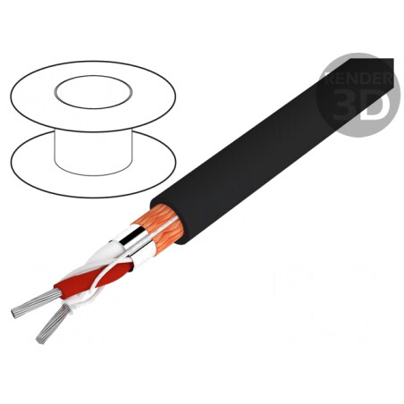 Cablu DMX HELULIGHT 2x0,34mm2 110Ω Cu | Electronic-mag.ro | Componente Electronice
