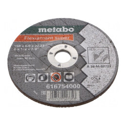 Disc de șlefuit oțel 150mm 22,23mm 6mm | Electronic-mag.ro | Componente Electronice