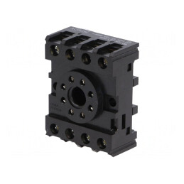 Stativ PIN 8 pentru șină DIN MKS octal | Electronic-mag.ro | Componente Electronice