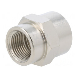 Manșon Reducție Alamă Nichelată G 3/8 | Electronic-mag.ro | Componente Electronice