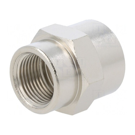 Manșon Reducție Alamă Nichelată G 3/8 | Electronic-mag.ro | Componente Electronice