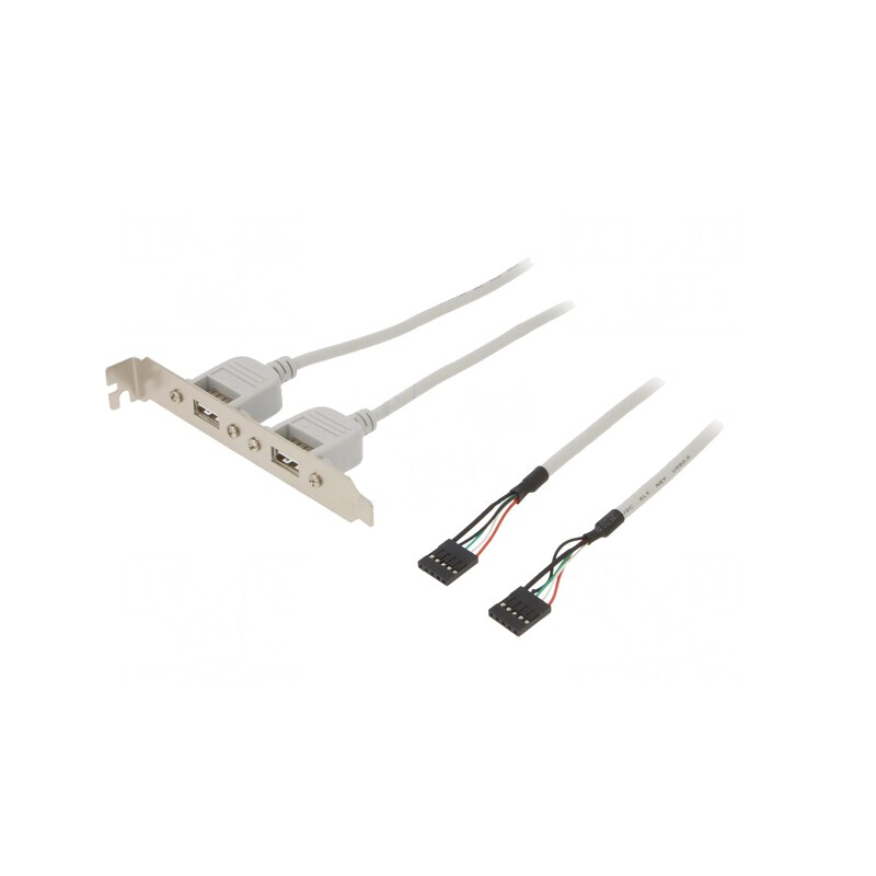 Adaptor Brățară USB A cu 2 Conectori 5pin 1m | Electronic-mag.ro | Componente Electronice