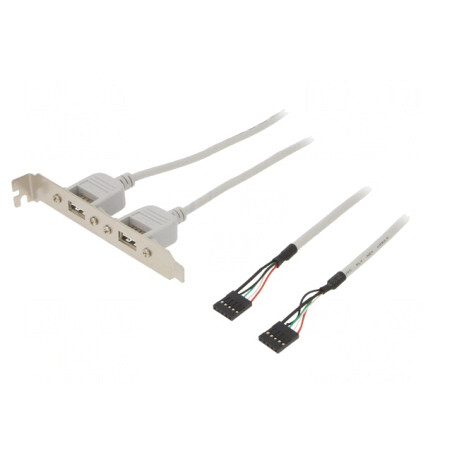 Adaptor Brățară USB A cu 2 Conectori 5pin 1m | Electronic-mag.ro | Componente Electronice