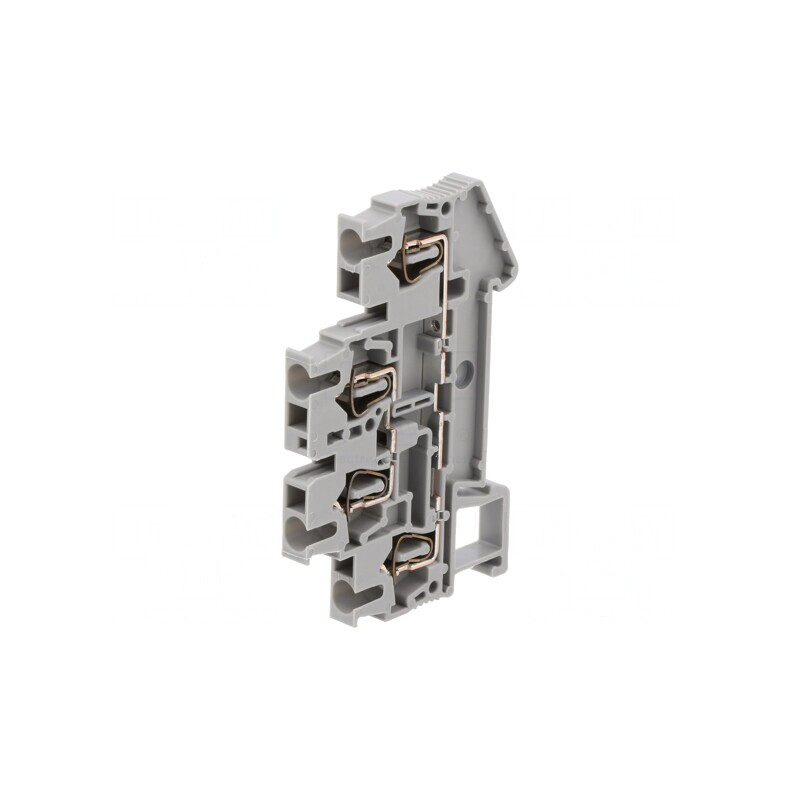 Conector Șine Piste 2 Borne 4 Gri Bornă cu Arc STTB | Electronic-mag.ro | Componente Electronice Conector Șine Piste 2 Borne 4 Gri Bornă cu Arc STTB | Electronic-mag.ro | Componente Electronice