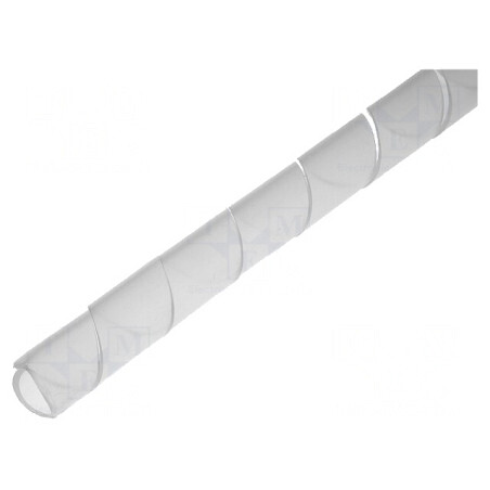 Înfăşurare spirală polietilenă 7,5-30mm naturală | Electronic-mag.ro | Componente Electronice