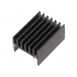 Radiator Extrudat Negru 16x23.4x32mm 11°C/W | Electronic-mag.ro | Componente Electronice