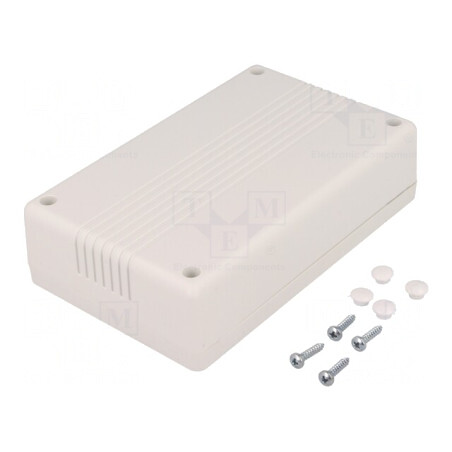 Carcasă universală ABS gri deschis 82x132x35mm | Electronic-mag.ro | Componente Electronice
