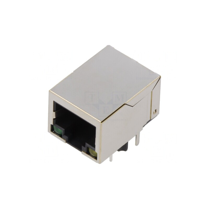 Soclu RJ45 8P8C Ecranat cu LED | Electronic-mag.ro | Componente Electronice Soclu RJ45 8P8C Ecranat cu LED | Electronic-mag.ro | Componente Electronice