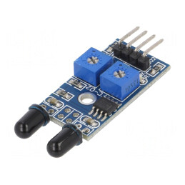 Senzor de Flacără Infraroșu Digital 3,3-5VDC LM393 60° | Electronic-mag.ro | Componente Electronice