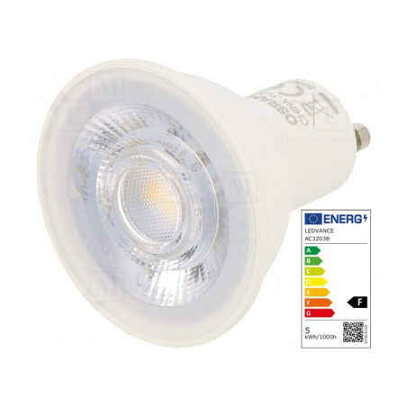 Lampă LED GU10 Alb Cald 5W 2700K 350lm | Electronic-mag.ro | Componente Electronice