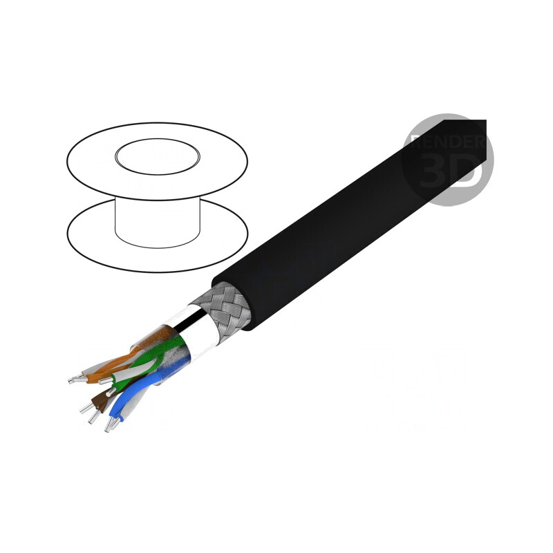 Cablu Ethernet Industrial SF/UTP 5e Cu PVC | Electronic-mag.ro | Componente Electronice Cablu Ethernet Industrial SF/UTP 5e Cu PVC | Electronic-mag.ro | Componente Electronice