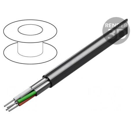 Cablu RS232 4x24AWG Cu Ecranat PVC | Electronic-mag.ro | Componente Electronice