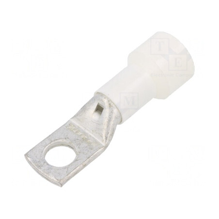 Vârf Inelar Tubular M14 14.5mm Crimpat Cablu Alb 95mm2 | Electronic-mag.ro | Componente Electronice