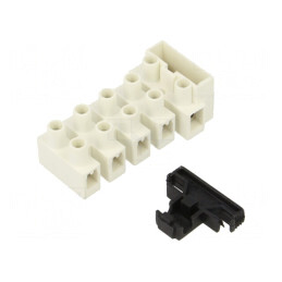 Regletă de conexiuni terminale cu șurub 2,5mm2 450V 5 piste | Electronic-mag.ro | Componente Electronice