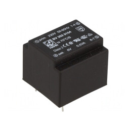Transformator încapsulat 230V 6V 0.5VA PCB | Electronic-mag.ro | Componente Electronice