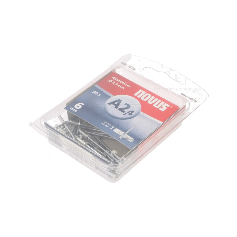 Diblu Aluminiu 2.4mm x 6mm - Set 30 Bucăți | Electronic-mag.ro | Componente Electronice Diblu Aluminiu 2.4mm x 6mm - Set 30 Bucăți | Electronic-mag.ro | Componente Electronice