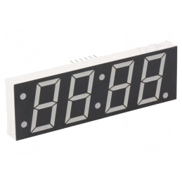 Afișaj LED 7 Segmente 24mm 4 Digit Galben-Verde | Electronic-mag.ro | Componente Electronice