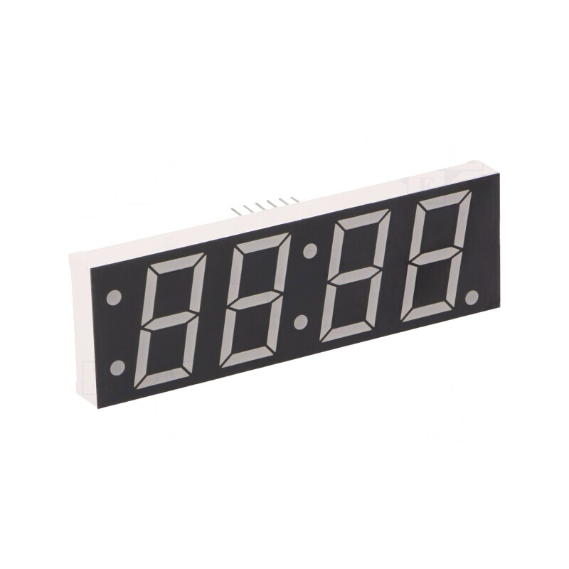 Afişaj LED 7 Segmente Roșu 24mm 4 Digits | Electronic-mag.ro | Componente Electronice